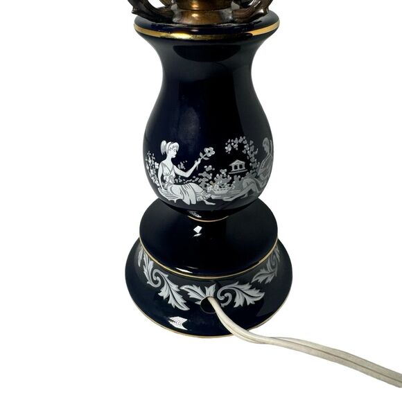 Vintage Hand Made in Fiorentina Italy Table Lamp W/ Roman/Greek Art Work- Tested - Picture 12 of 16